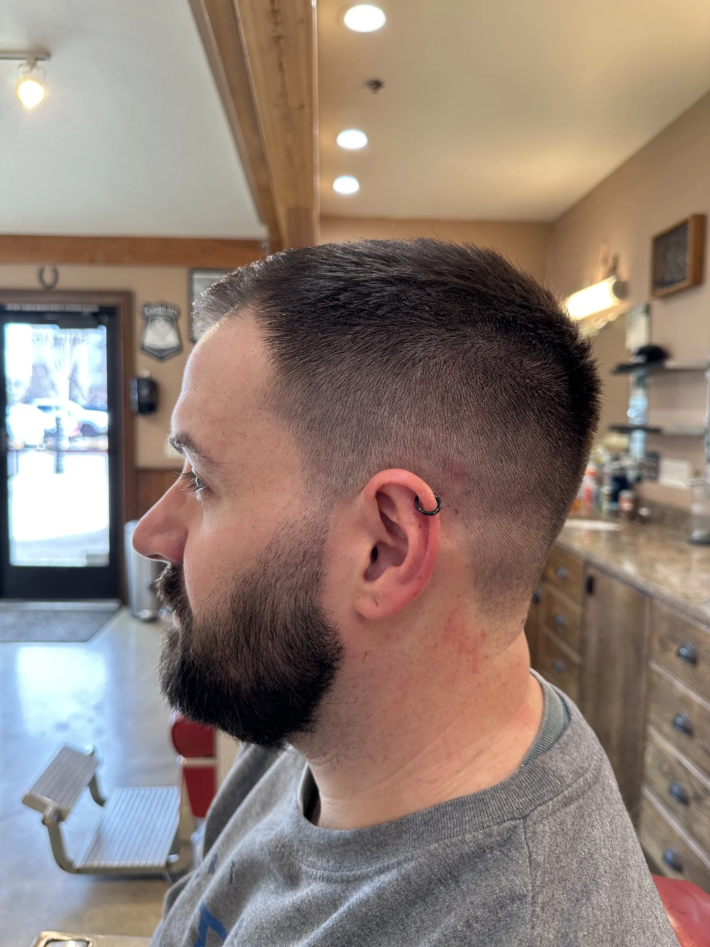 Miller's Barber Shop interior, Bend Oregon